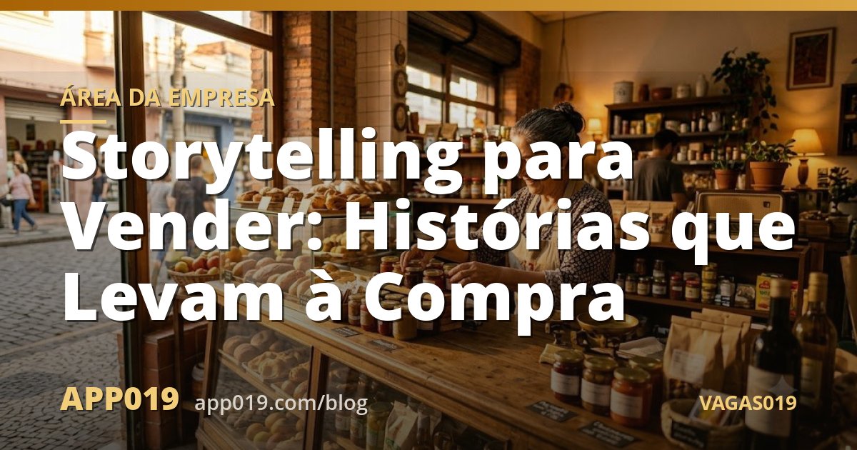 Storytelling para Vender: Histórias que Levam à Compra