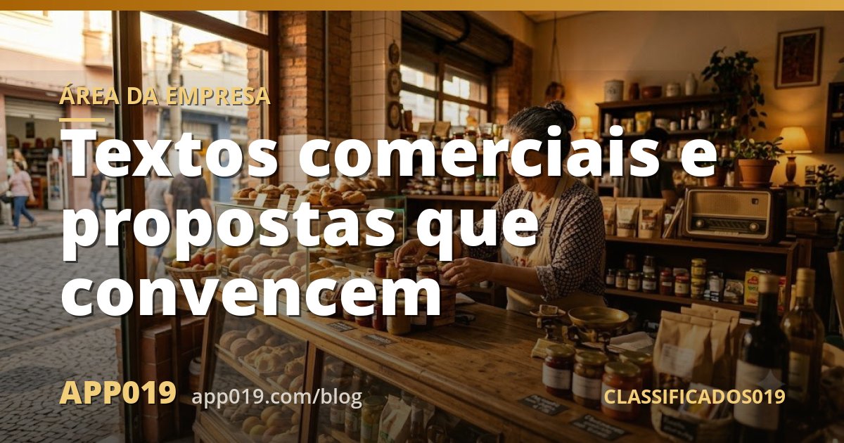 Textos comerciais e propostas que convencem