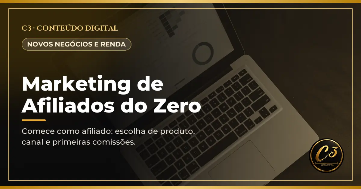 Capa de Marketing de Afiliados do Zero
