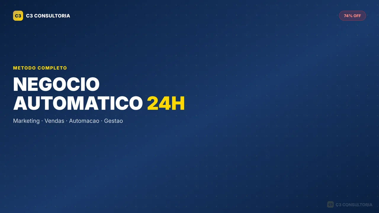 Capa do programa Negócio Automático 24H