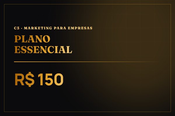 Plano de Marketing Essencial — C3 Consultoria
