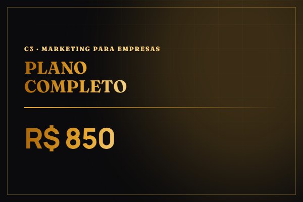 Plano de Marketing Completo — C3 Consultoria