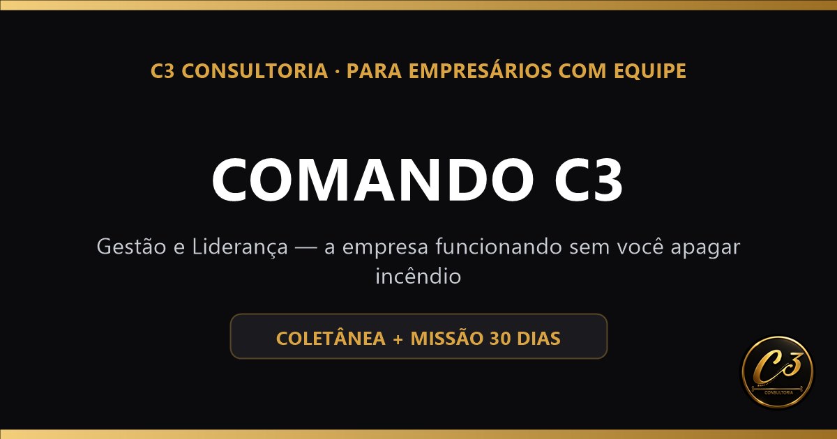 Capa da coletânea Comando C3
