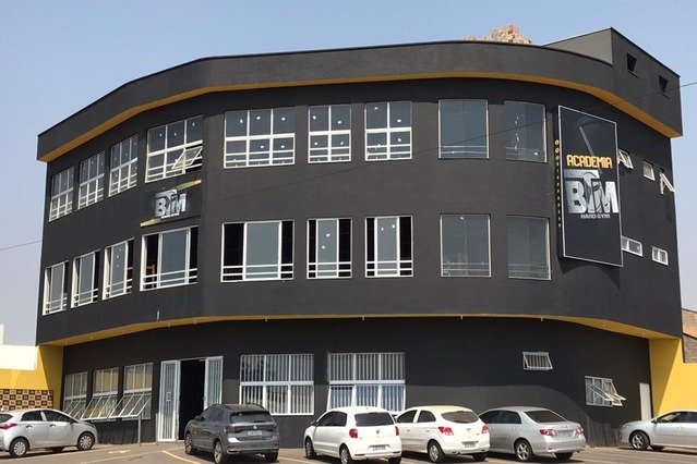Fachada da BTM Hard Gym em Santa Bárbara d'Oeste