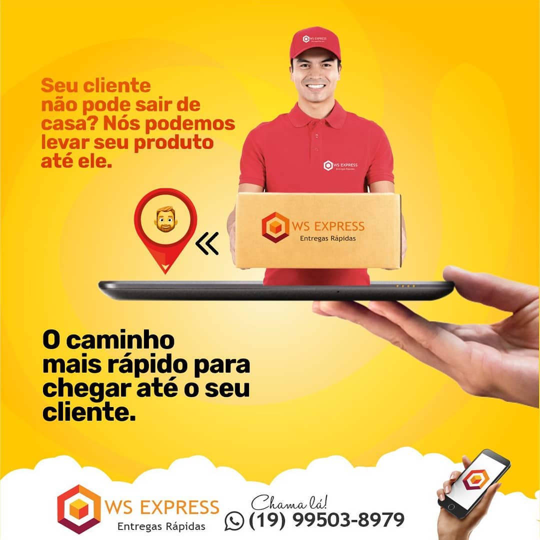 Arte da WS Express: o caminho mais rápido para chegar até o seu cliente